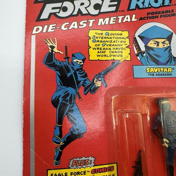 1981 Eagle Force RIOT SAVITAR the Assassin - NEW - Picture 9 of 14